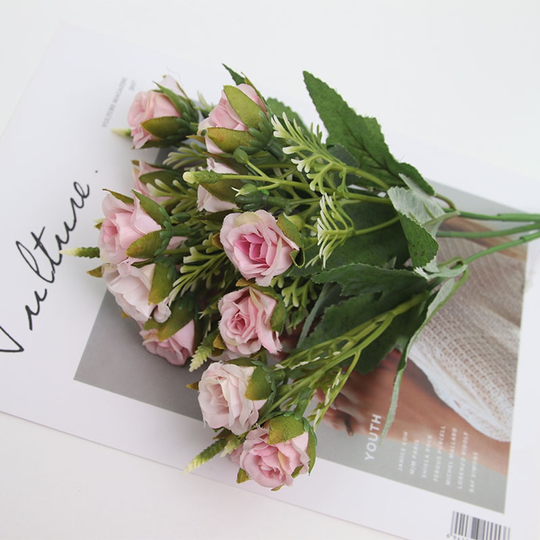 Roselle - Pastel Style Decorative Rose Artificial Flowers