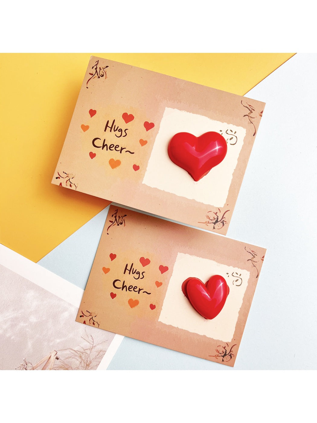 Close-up of Taphug Pocket Hug Heart Love showing heart design detail