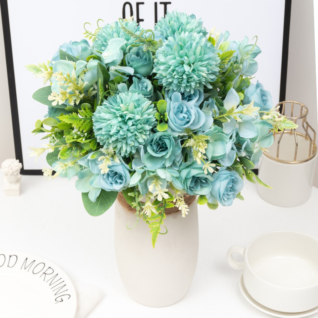 Roselle - Mixed Flowers Style Artificial Bouquet