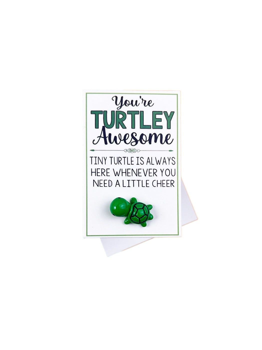 Taphug - Pocket Hug Cute Turtle Encouragement pocket hug card and keepsake token view 7
