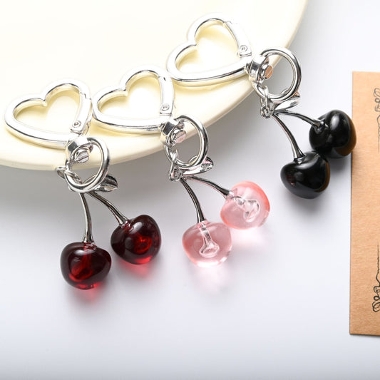 Taphug - Pocket Hug Cherry Charm Heart Keychain