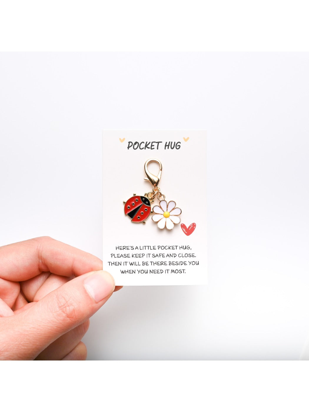 Taphug - Pocket Hug Insect Daisy Keychain
