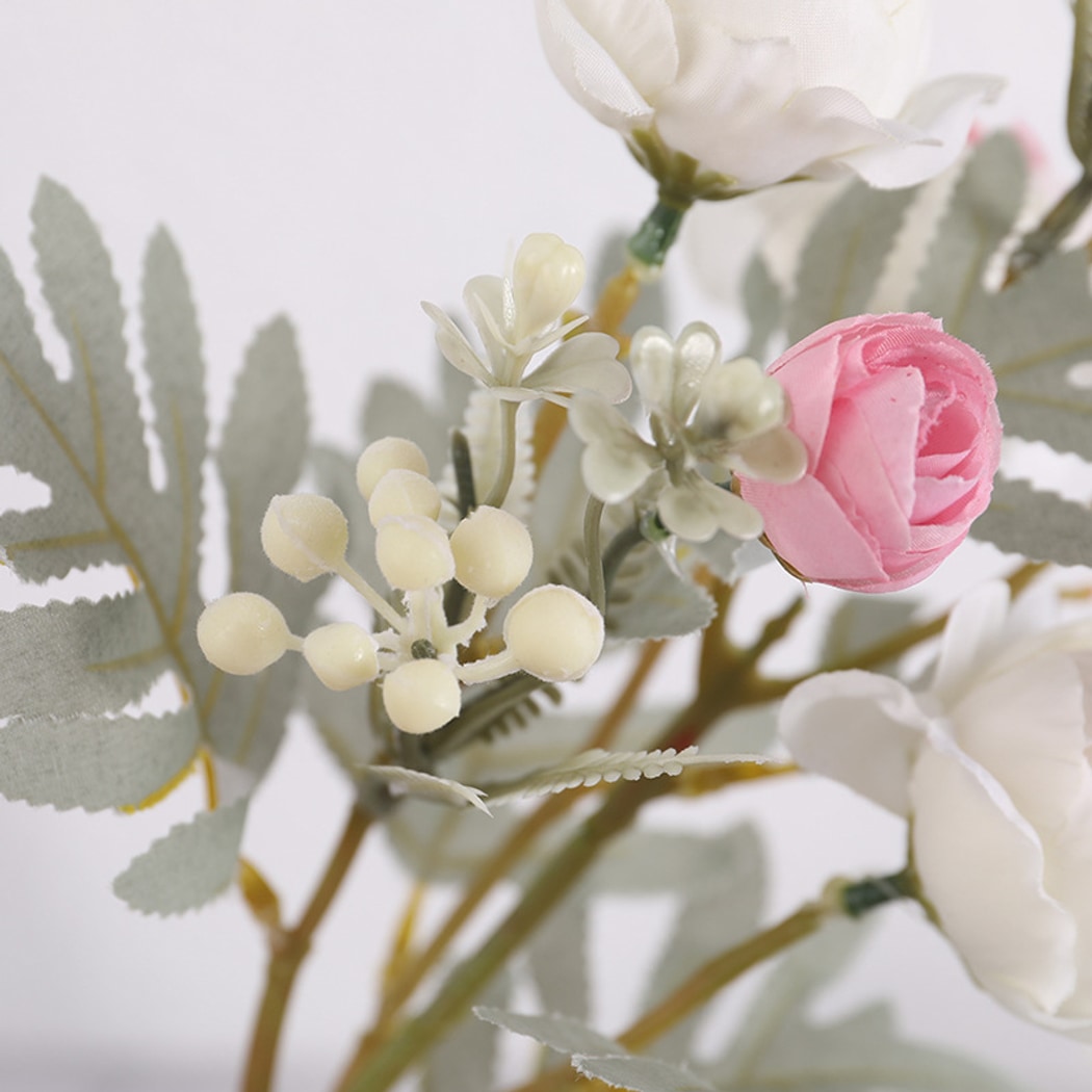 Roselle - Realistic Artificial Rose Bouquet