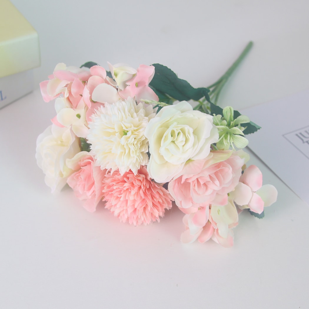 Roselle - Decorative Mixed-variety Artificial Flower Bouquet