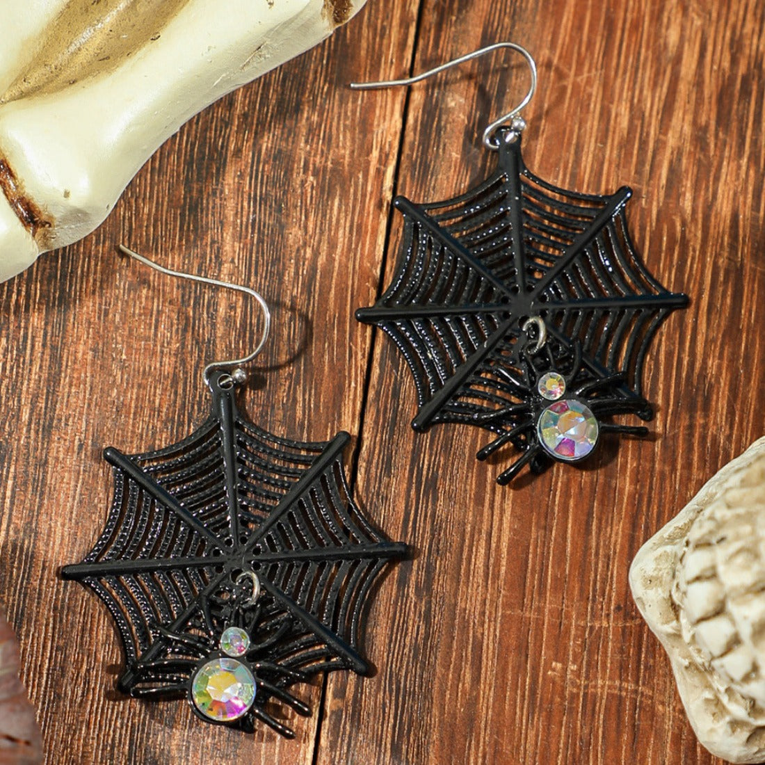 Halloween Spider Earrings