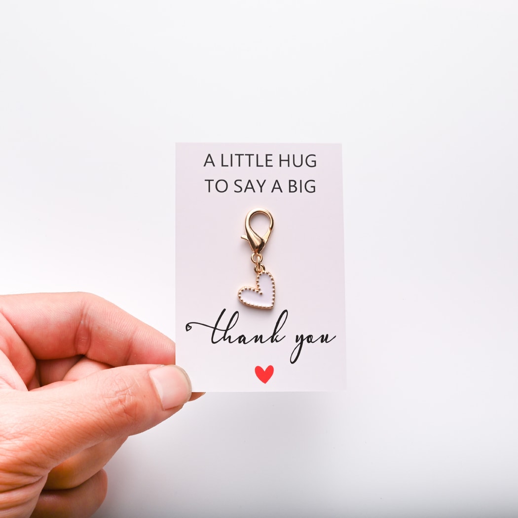 Taphug - Pocket Hug Heart Theme Charm Keychain
