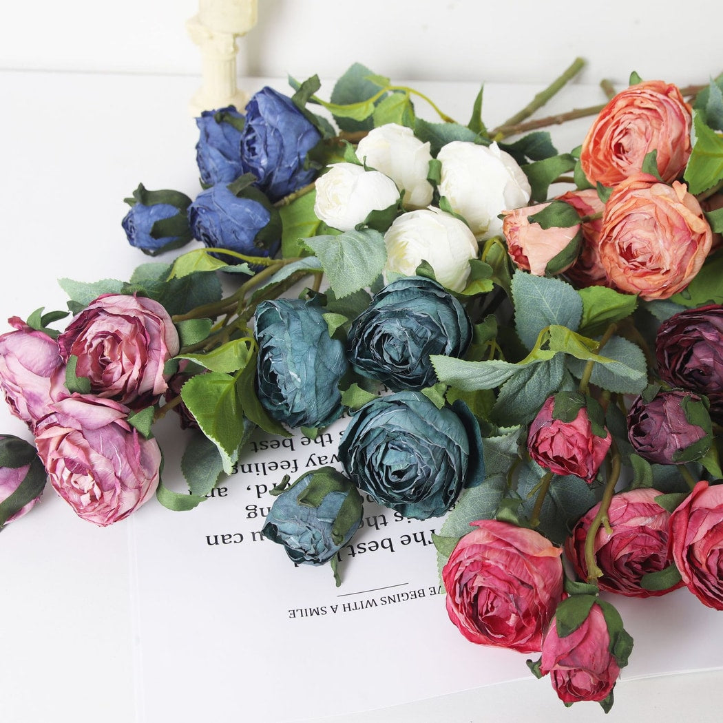 Roselle - Romantic Multi Tone Rose Artificial Bouquet
