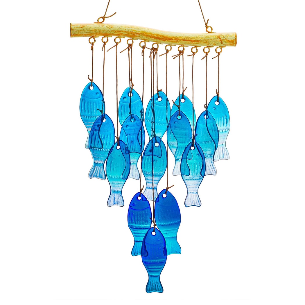 Somnira - Decorative Blue Fish Hanging Wind Chimes