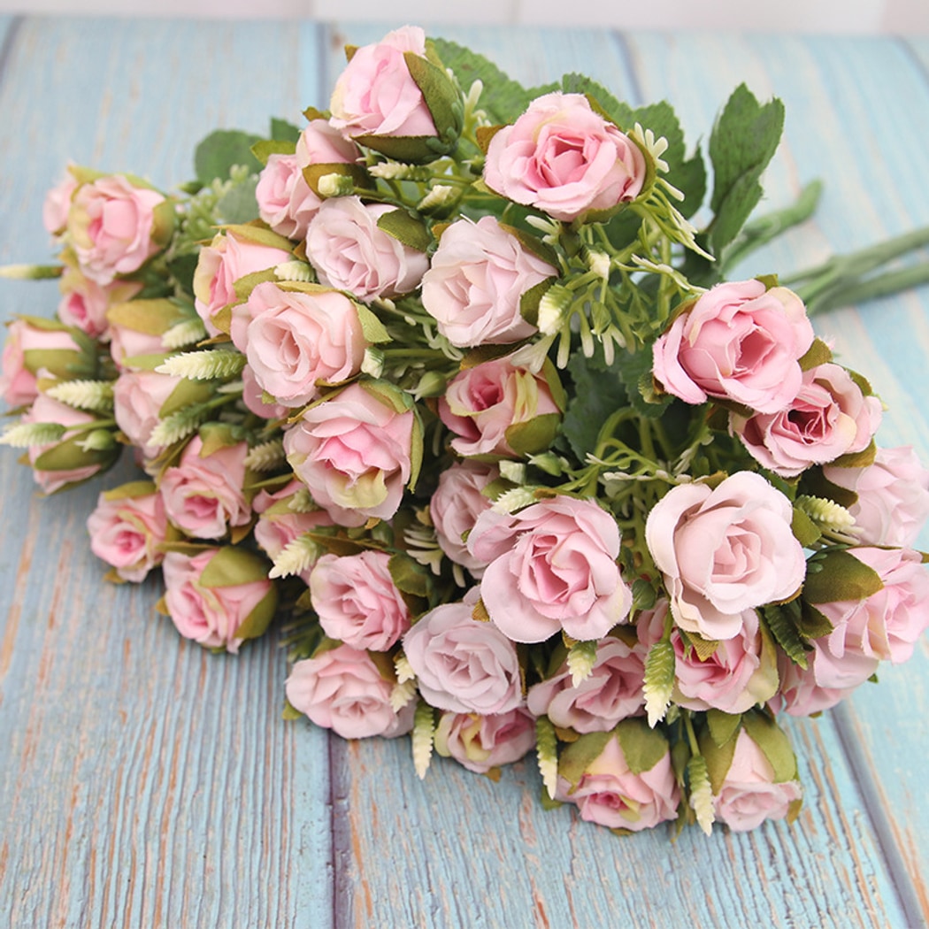 Roselle - Pastel Style Decorative Rose Artificial Flowers