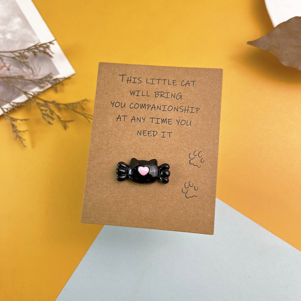 Taphug - Pocket Hug Cat Motif Keepsake Card