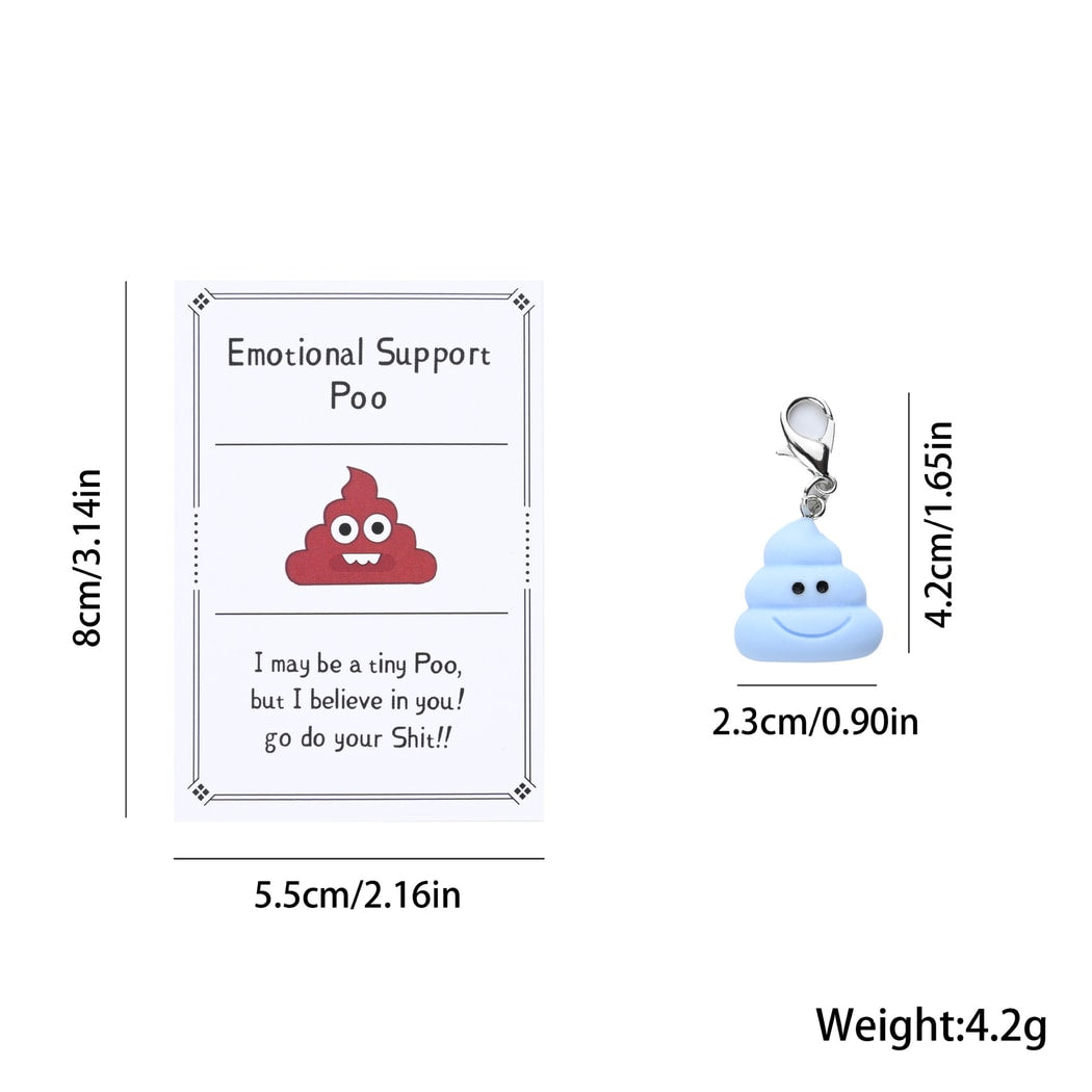 Taphug - Pocket Hug Funny Cartoon Poop Keychain