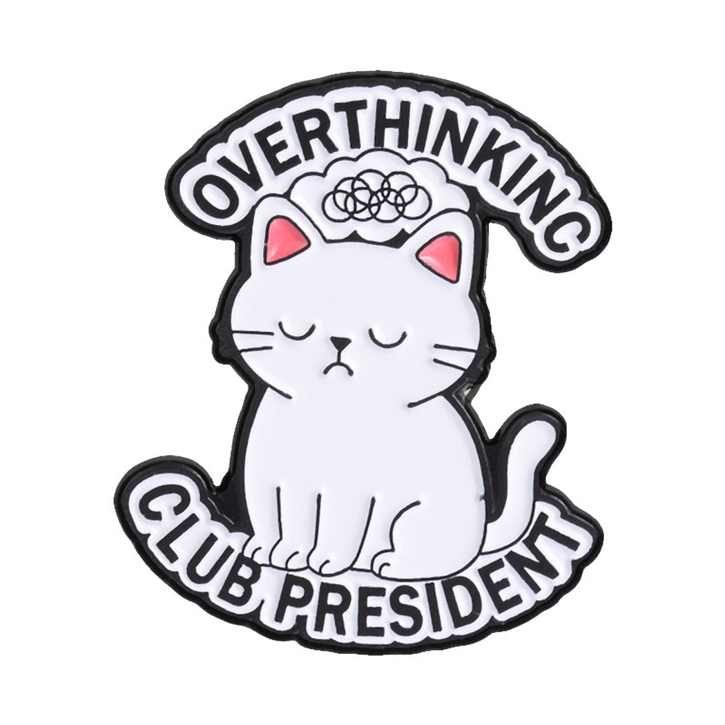Pinori - Funny Cat Quote Character Pin