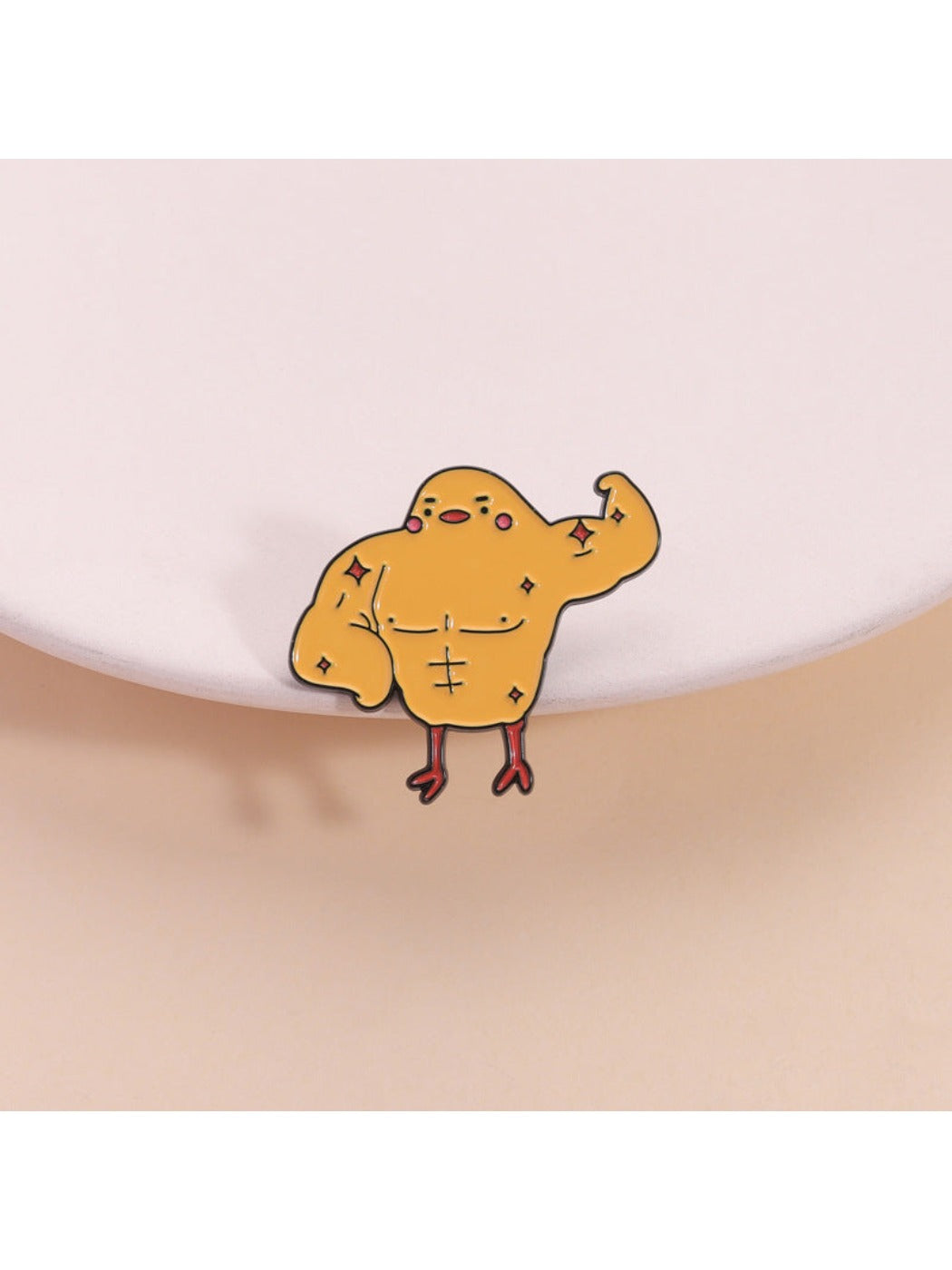 Pinori - Funny Muscle Chick Brooch