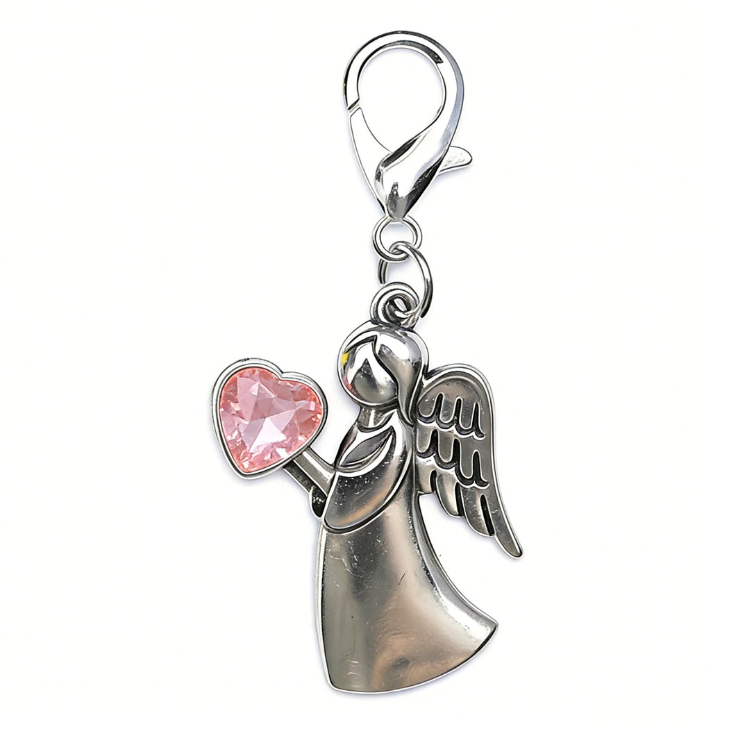 Taphug - Pocket Hug Angel and Heart Keychain