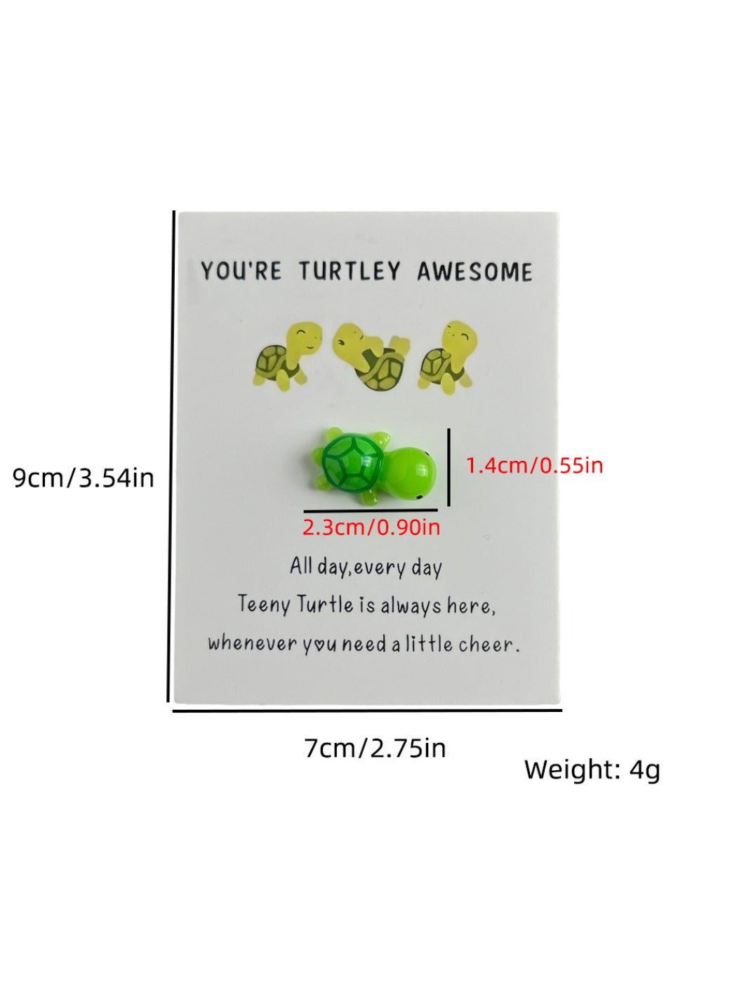 Taphug - Pocket Hug Turtle "You're Turtley Awesome"