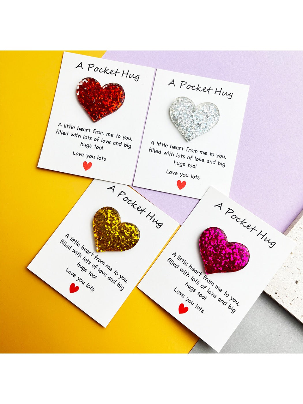 Taphug - Pocket Hug Glitter Heart
