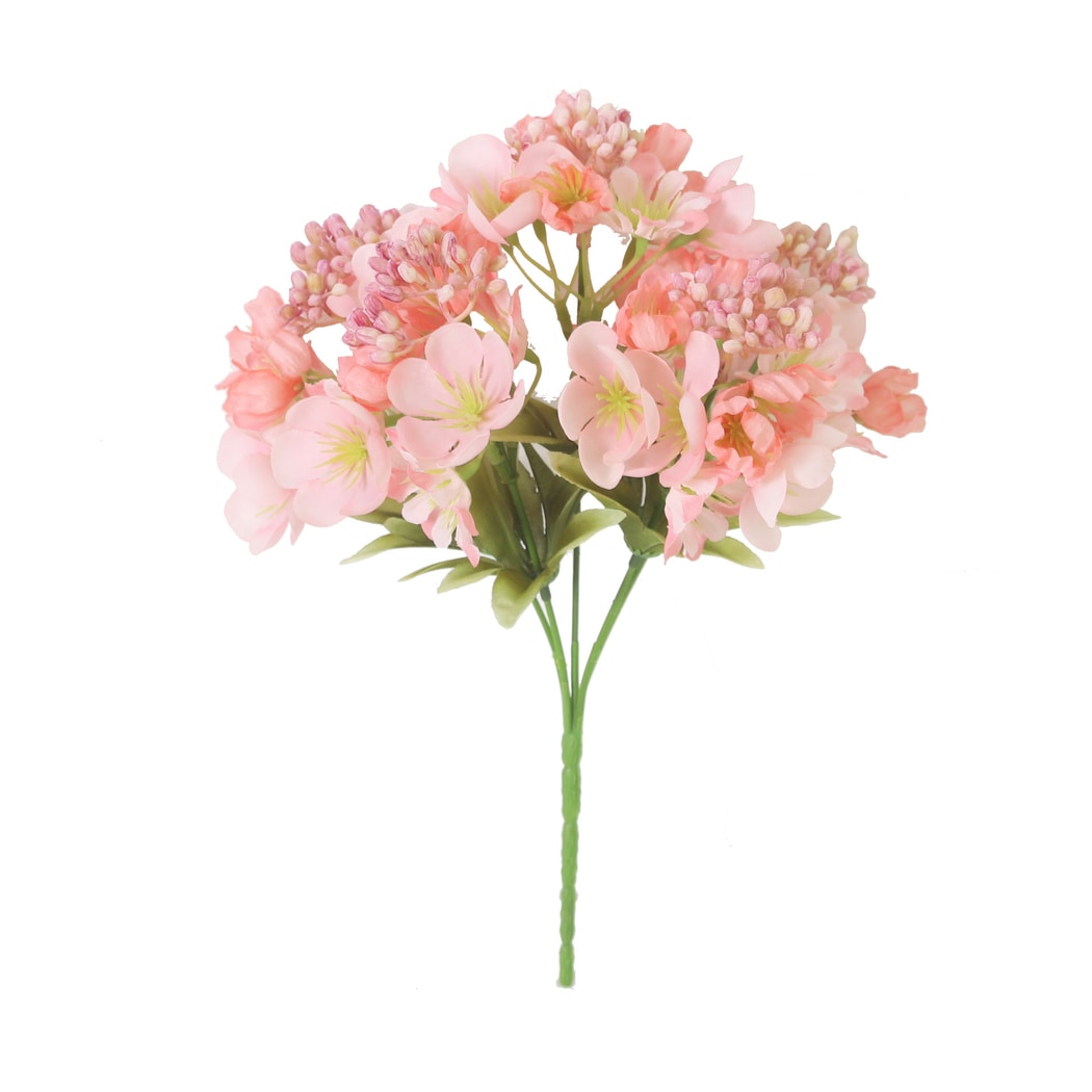 Roselle - Vibrant Artificial Camellia Flower Bouquet