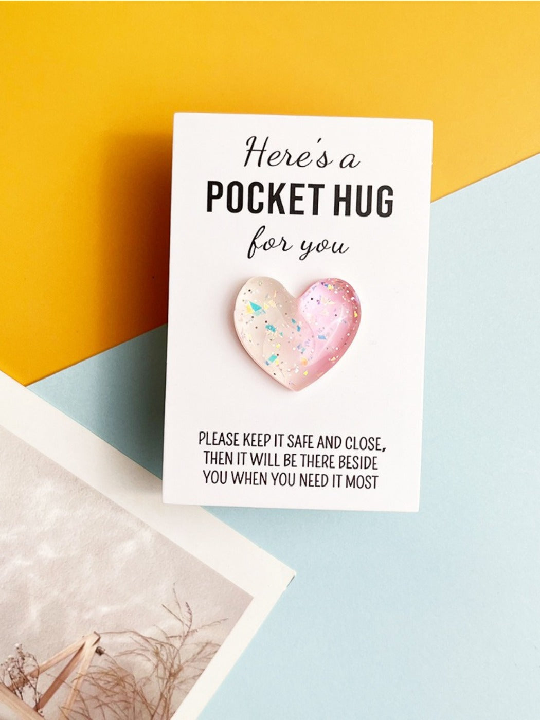 Taphug - Pocket Hug Glitter Gradient Heart