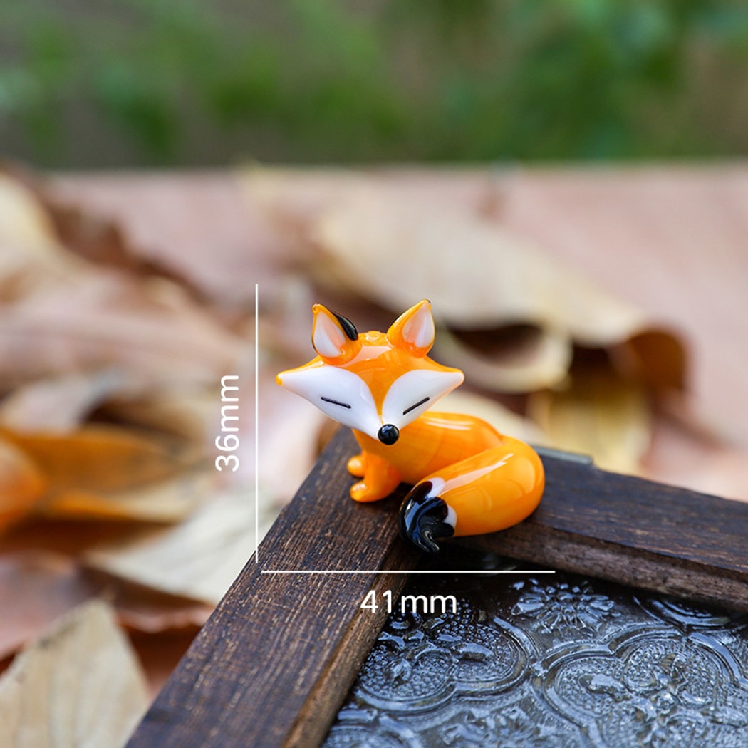 Glasira - Cute Fox Shape Desktop Ornament