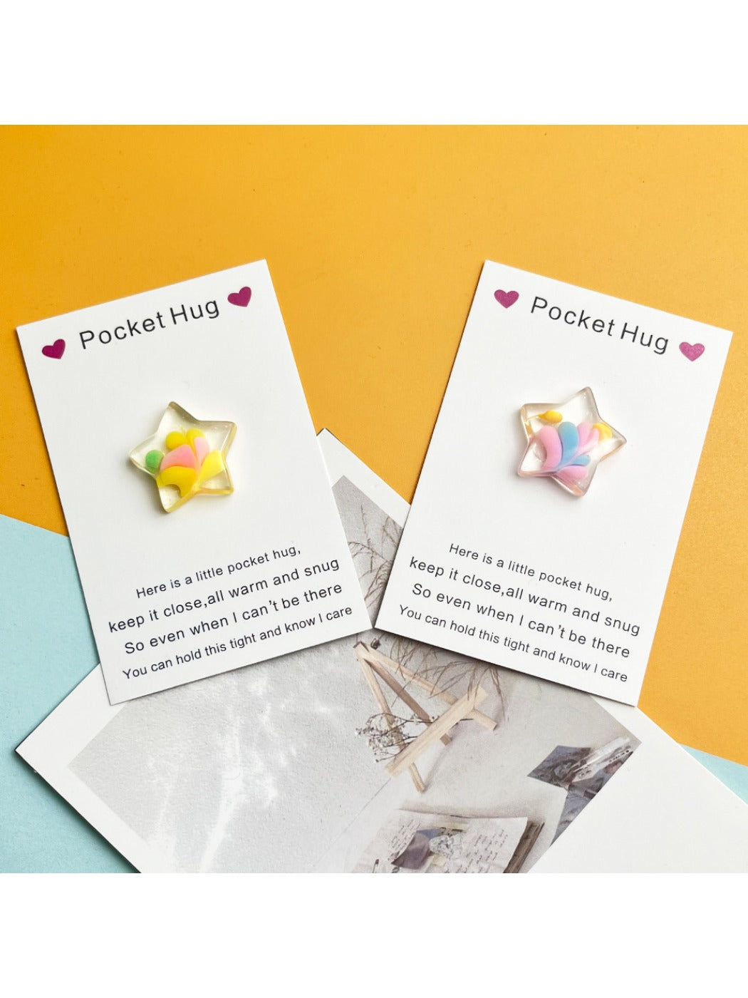 Taphug - Pocket Hug Colorful Resin Star