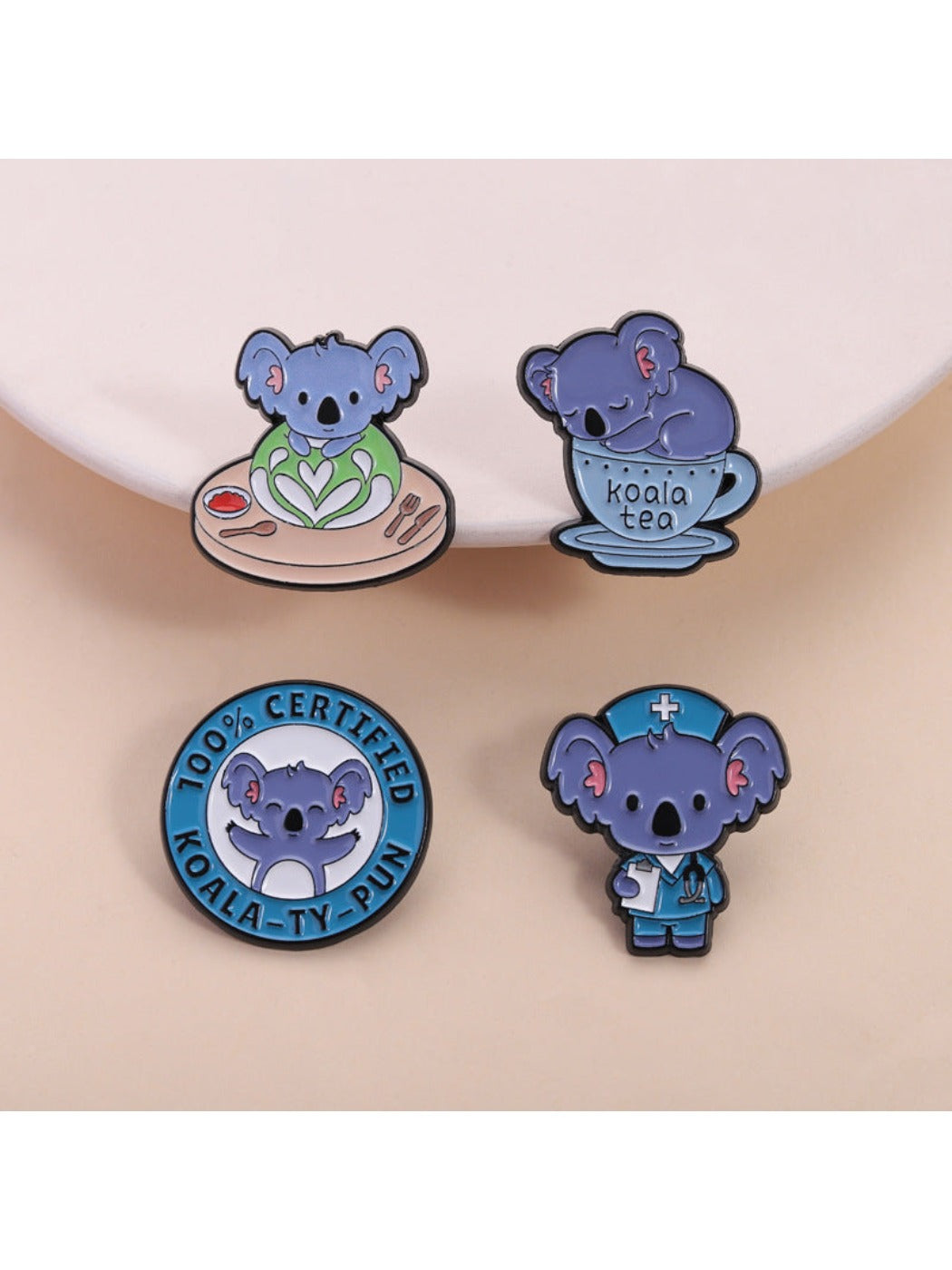 Pinori - Cute Koala Doctor Lapel Pin