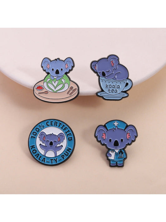 Pinori - Cute Koala Doctor Lapel Pin