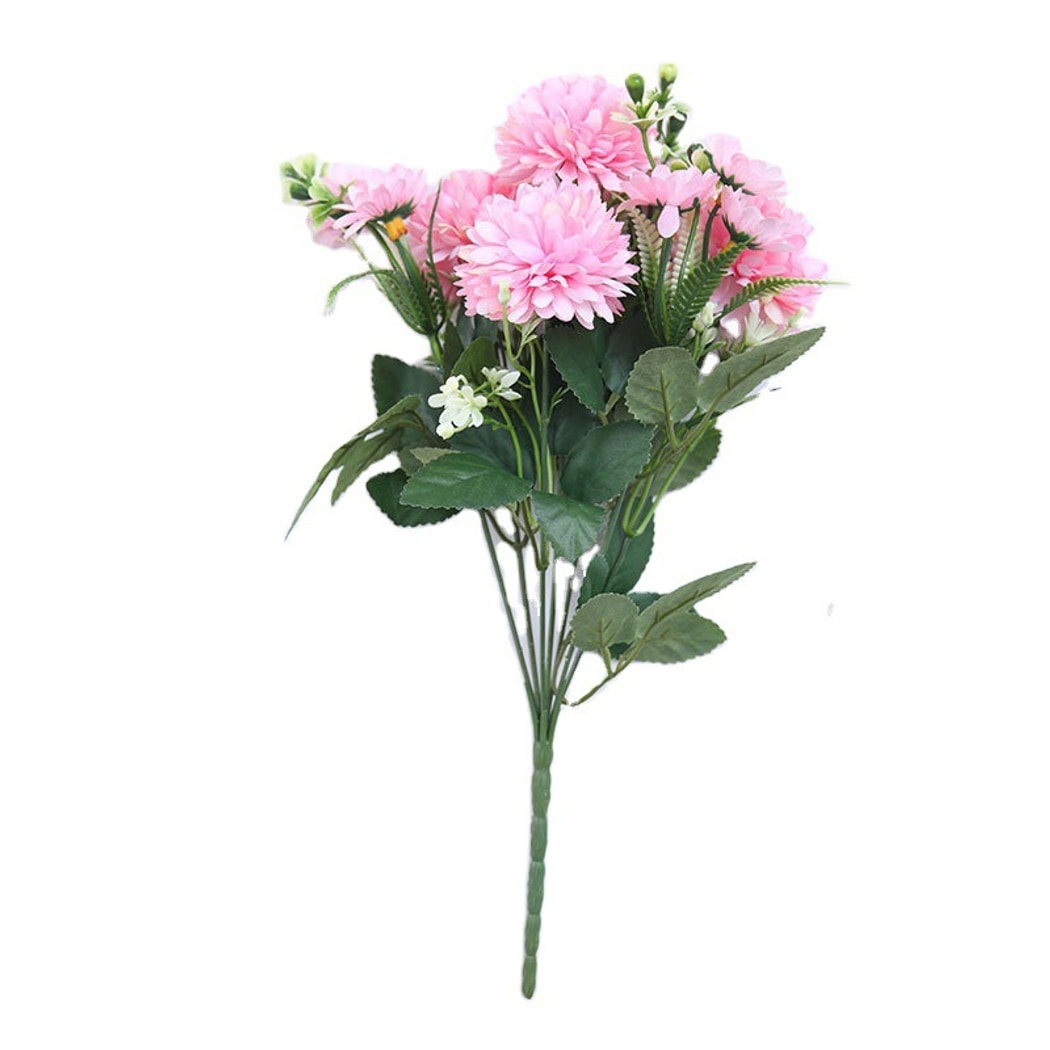 Roselle - Artificial Pompon Chrysanthemum Flower Bouquet