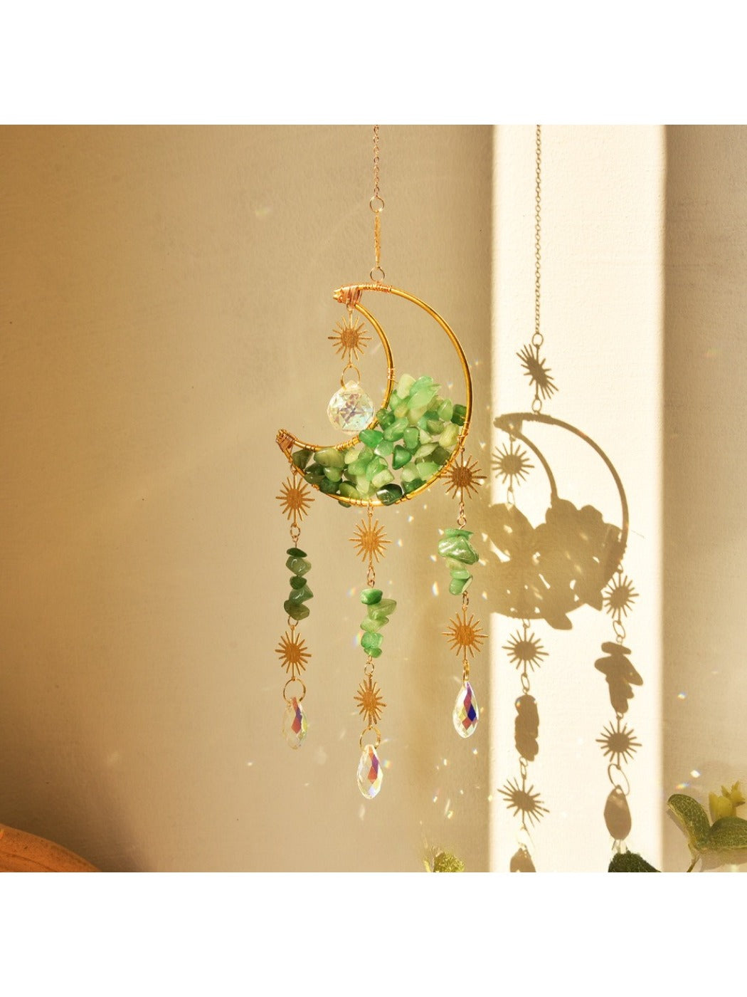 Somnira - Moon Star Crystal Wind Chime