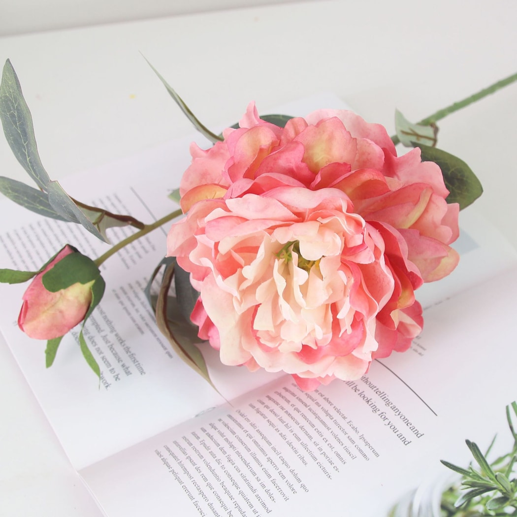 Roselle - Retro Style Artificial Peony Flower