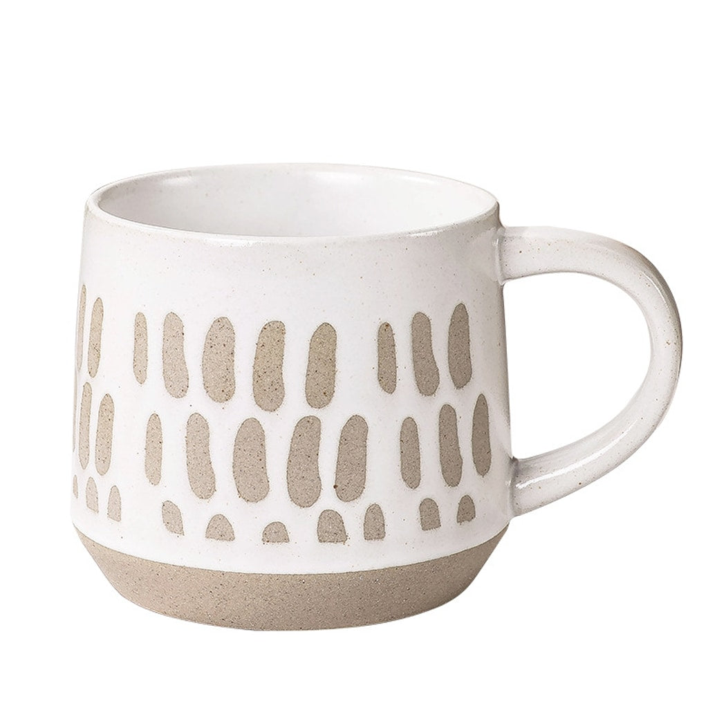 Mivora - Floral and Geometric Patterns Coffee Mug