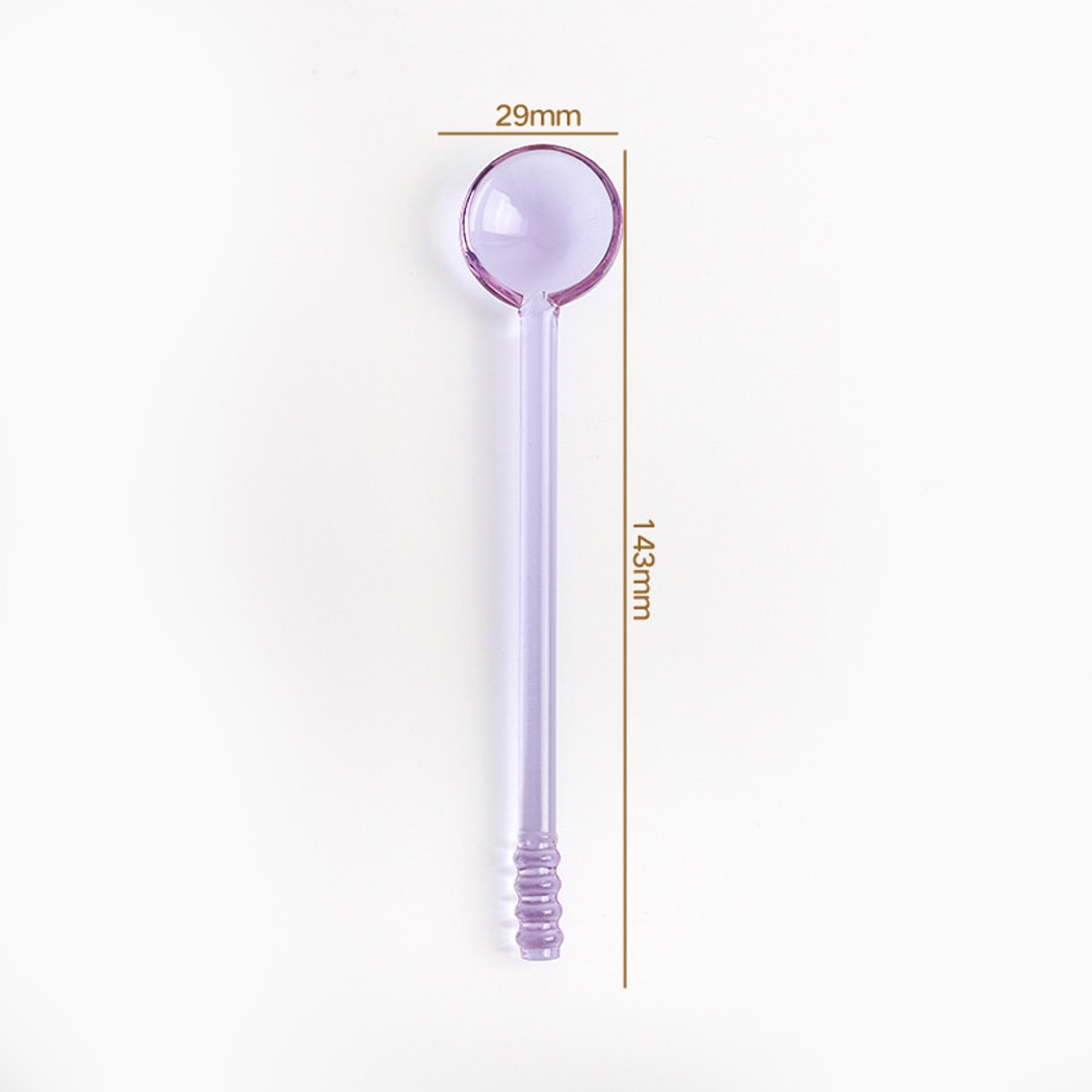 Glasira - Simple Style Colored Long Handle Spoon