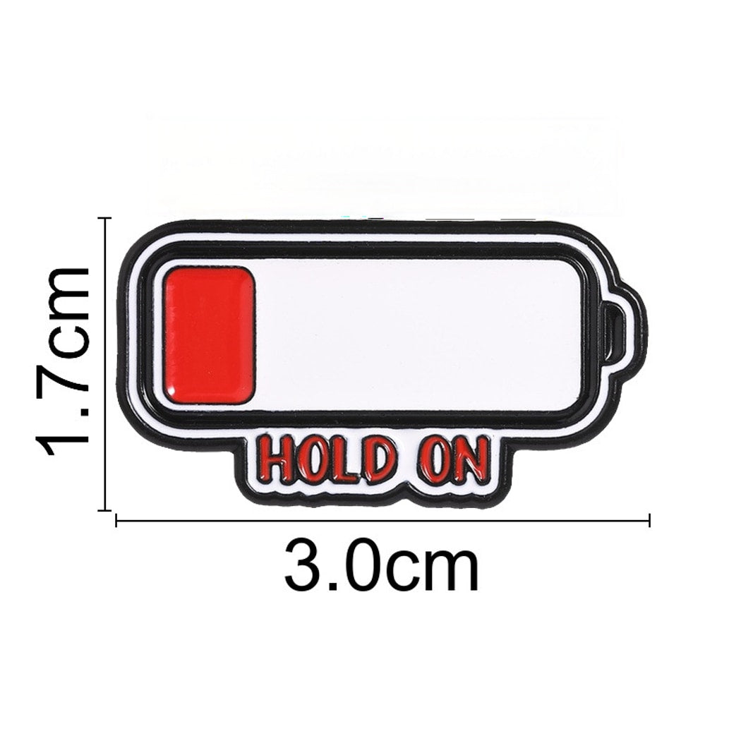 Pinori - Low Battery Brooch