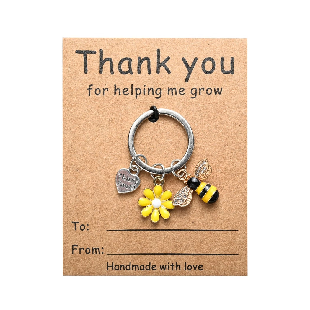 Taphug - Pocket Hug Bee Daisy Keychain
