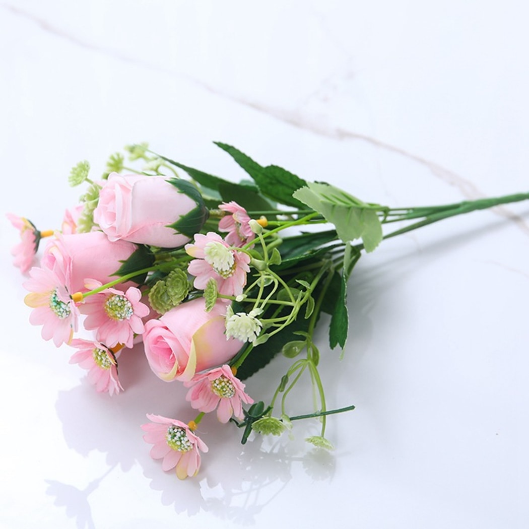 Roselle - Artificial Soft Color Rose Bouquet