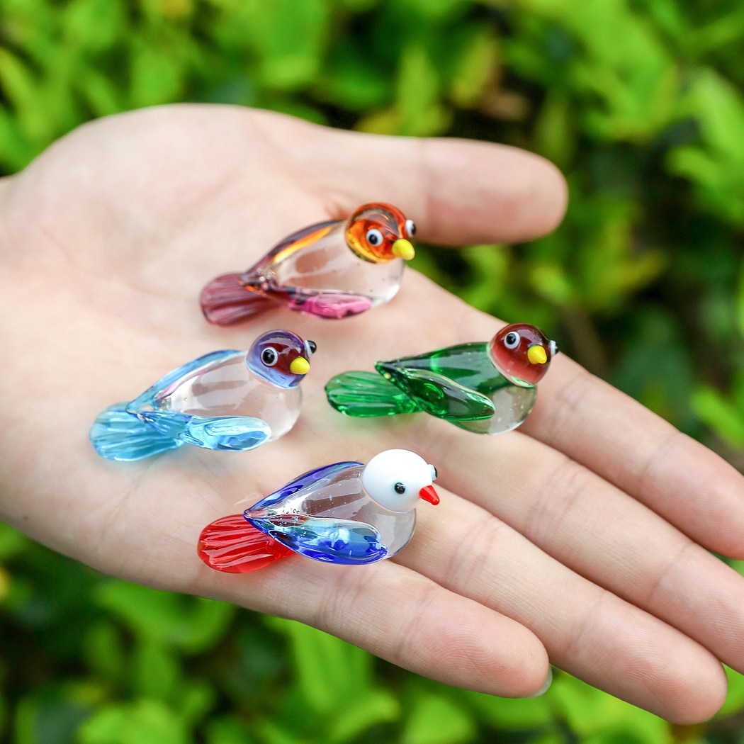 Glasira - Cute Colorful Bird Shape Ornament
