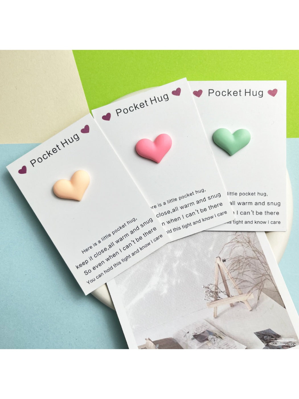 Taphug - Pocket Hug Macaron Color Heart