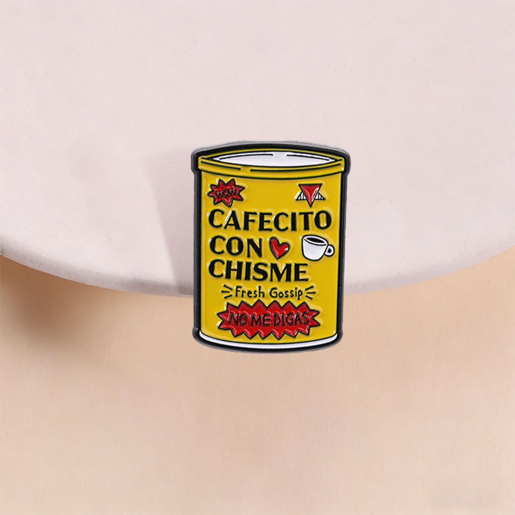 Pinori - Gpssip Coffee Can Accent Broocha