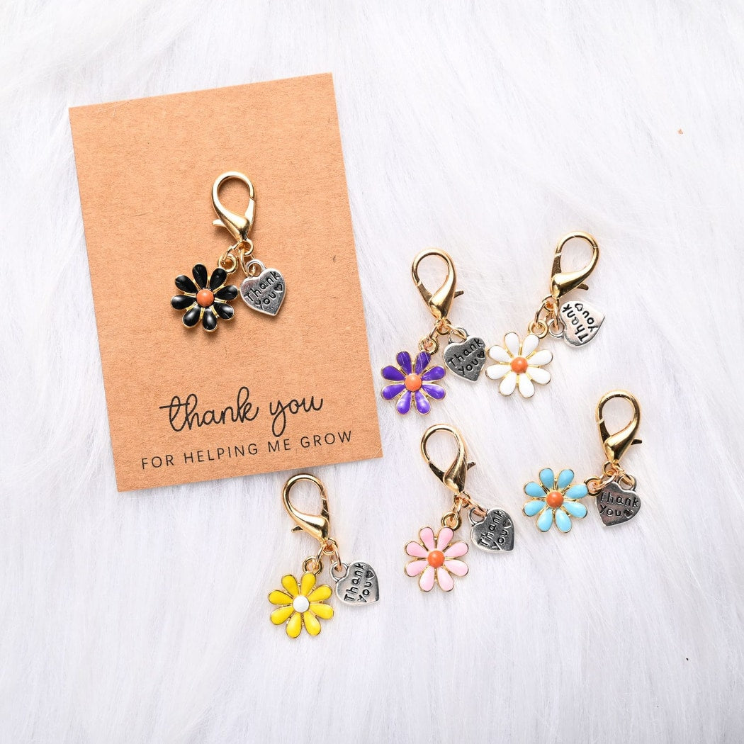 Taphug - Pocket Hug Flower and Heart Keychain
