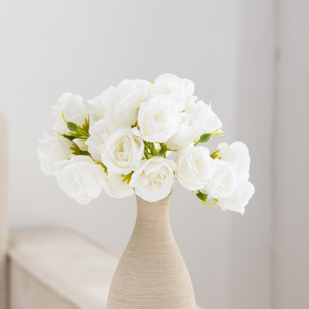 Roselle - Pastel-toned Rose Artificial Flowers Bouquet