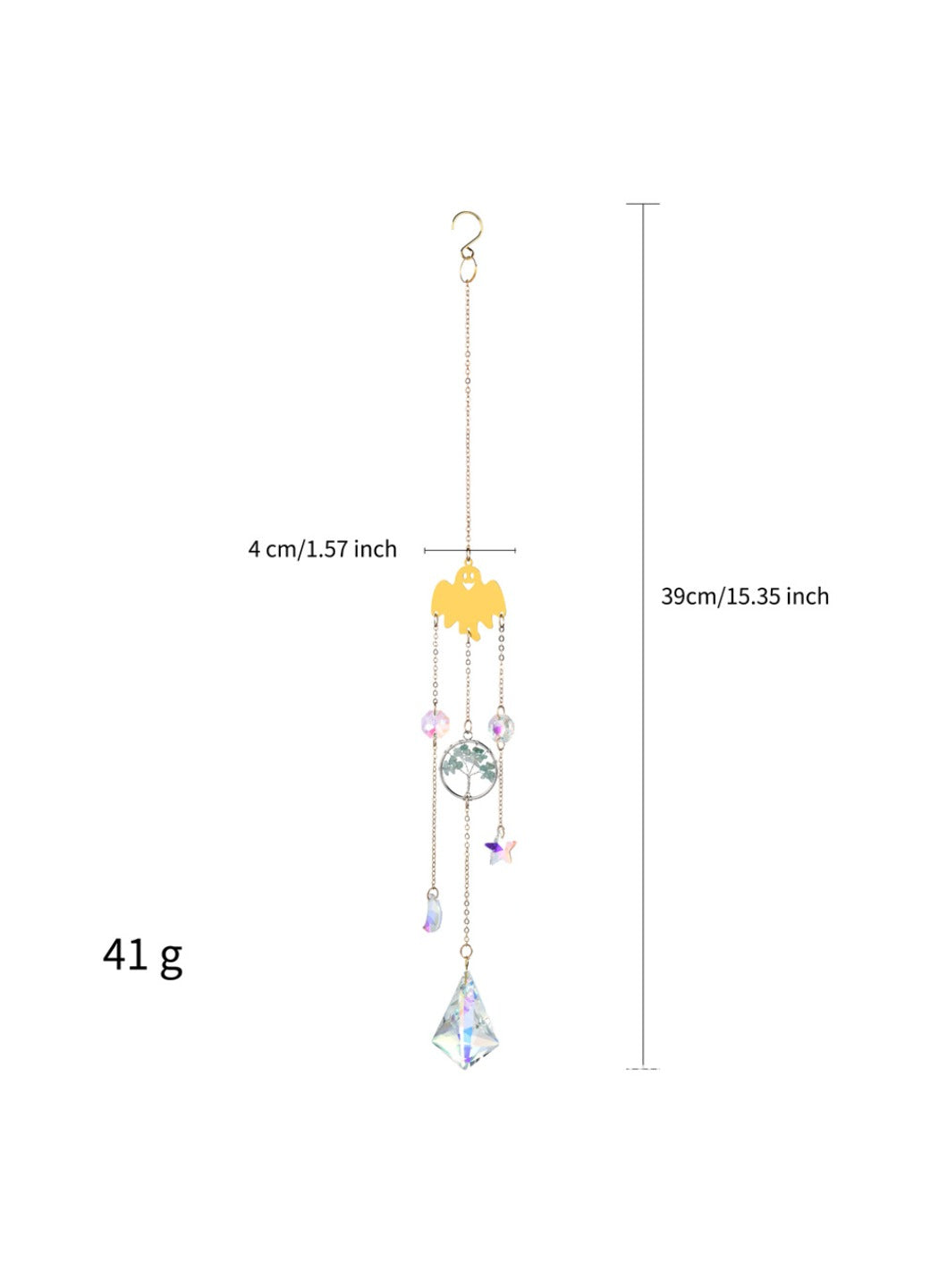 Somnira – Crystal Halloween Sun Catcher Wind Chime