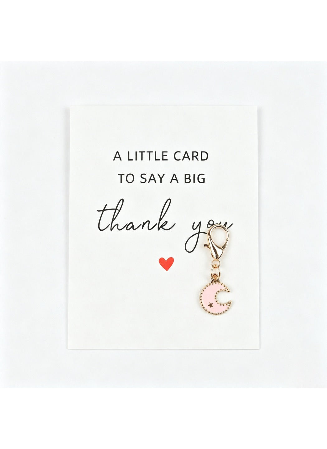 Taphug  - Alloy Pocket Hug Card Moon Keychain