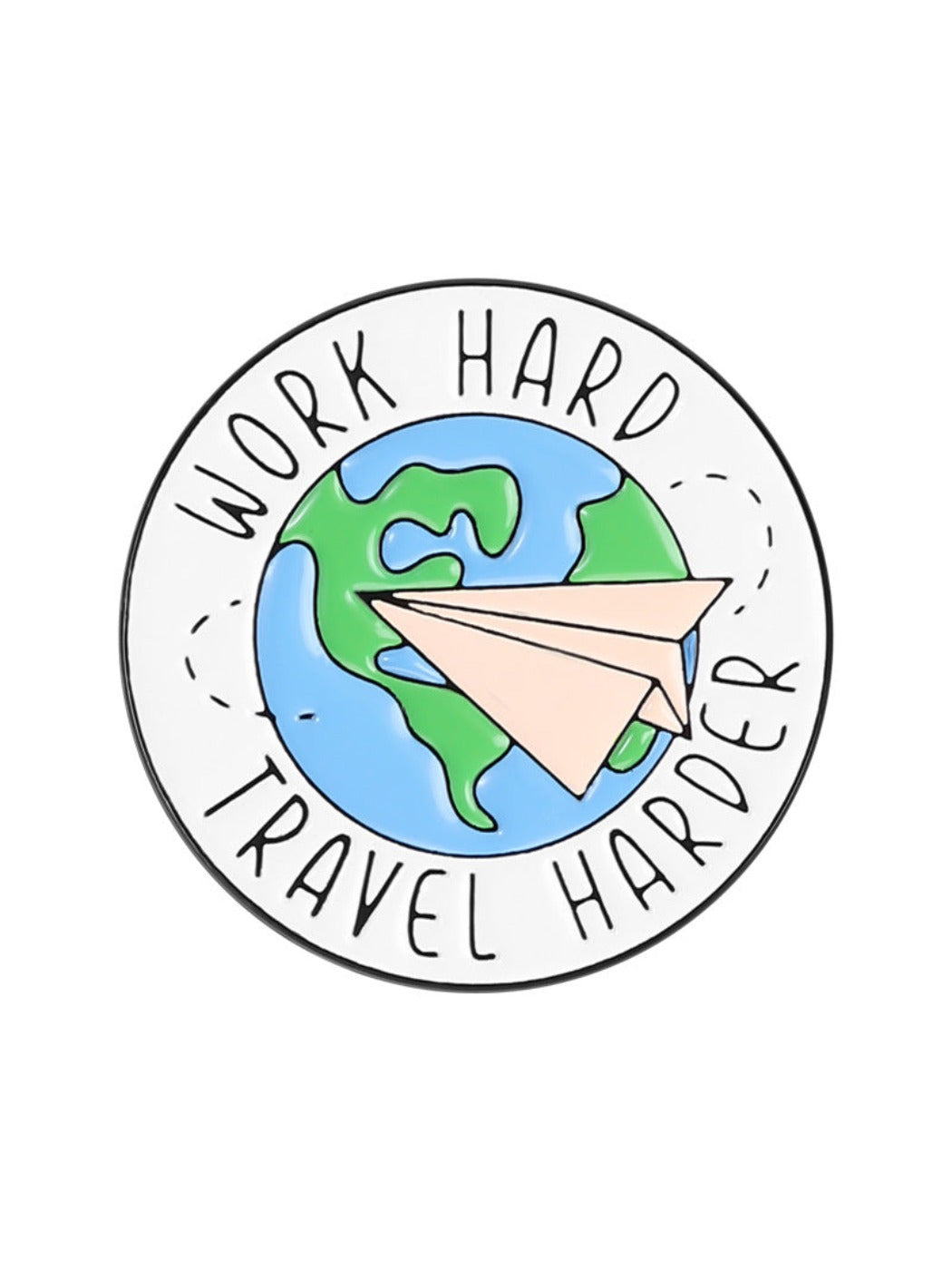Pinori - Travel Themed Paper Plane Brooch