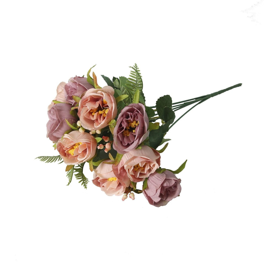 Roselle - Artificial Austin Rose Decorative Bouquet