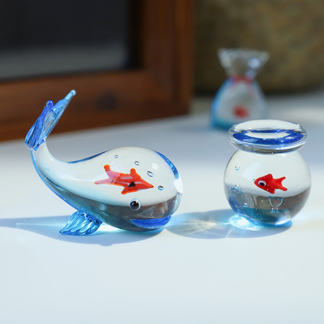 Glasira - Minimalist Fish Theme Table Ornament