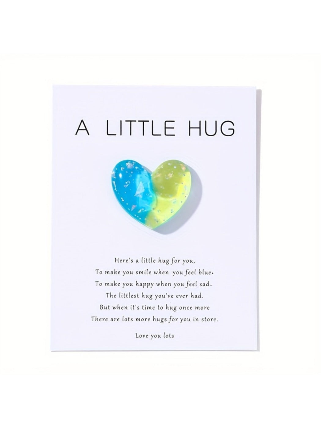 Taphug - Pocket Hug Heart Love Token pocket hug card and keepsake token view 4
