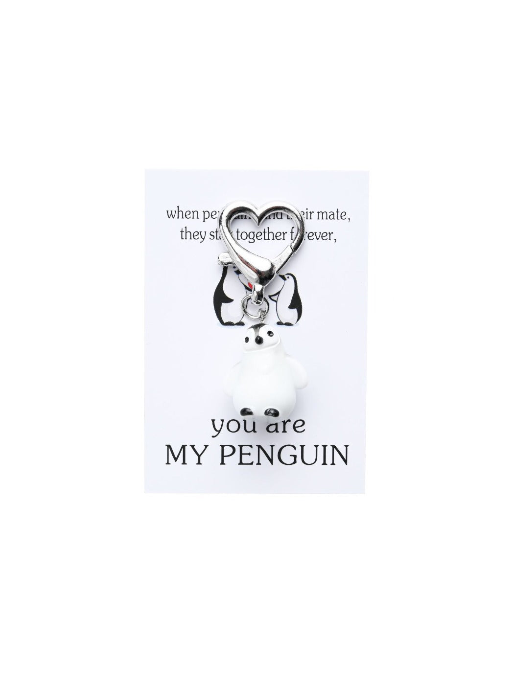 Taphug - Pocket Hug Penguin Keychain