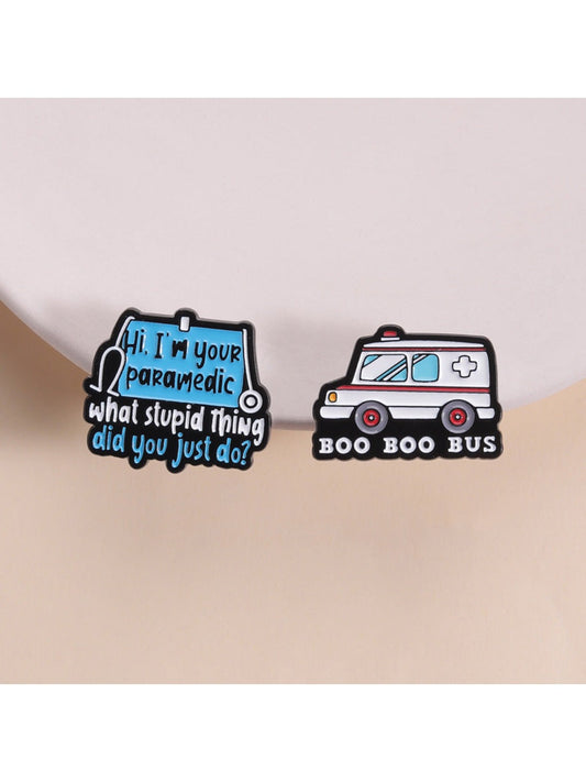 Pinori - Ambulance Rescue Brooch