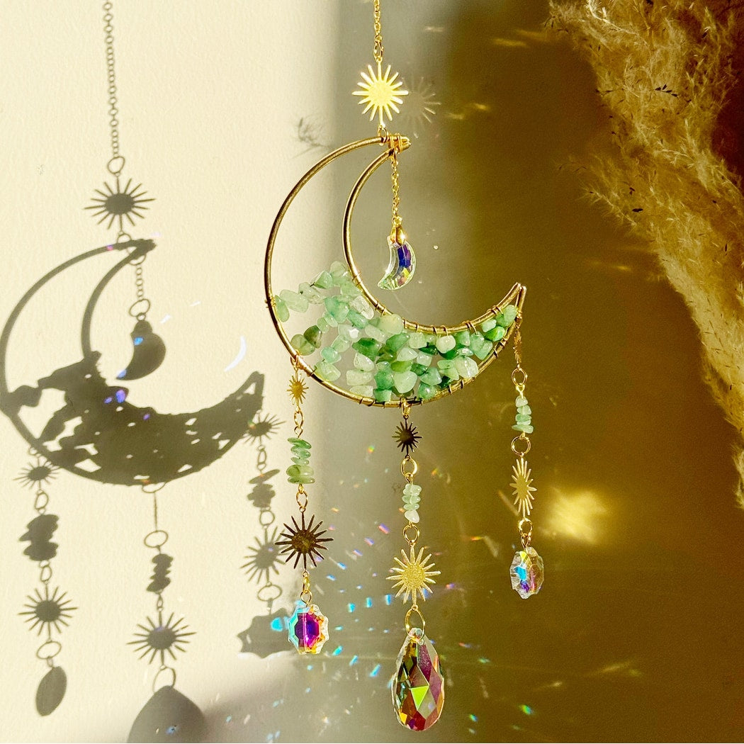 Somnira - Dreamy Moon Shaped Decorative Wind Chimes