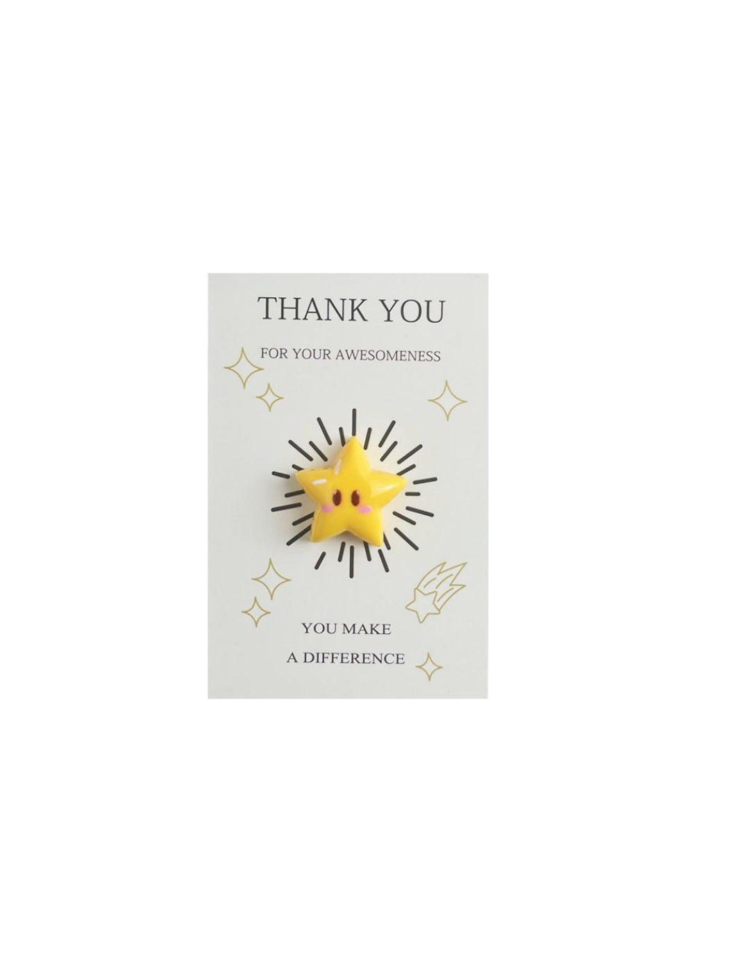 Taphug - Pocket Hug Cute Star pocket hug card and keepsake token view 6