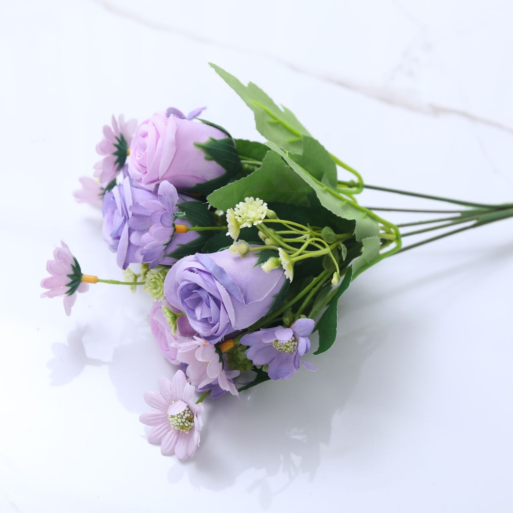 Roselle - Artificial Soft Color Rose Bouquet
